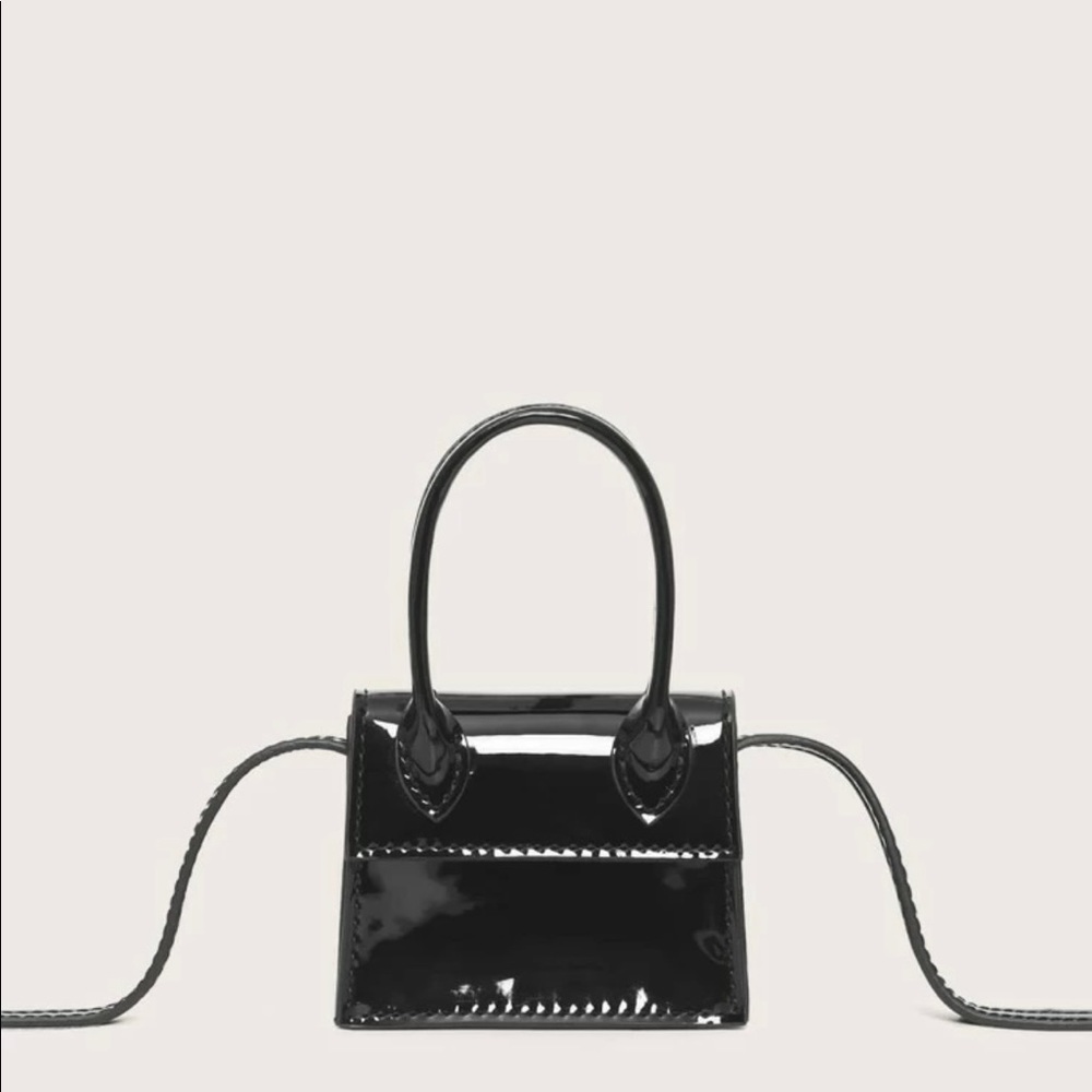 Mini black fashion purse